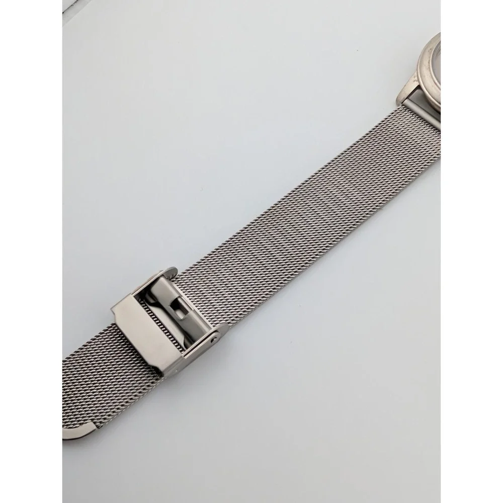 Sekonda Watch Women 31mm Case‎ Silver Mesh Metal Adjustable Band- New Battery